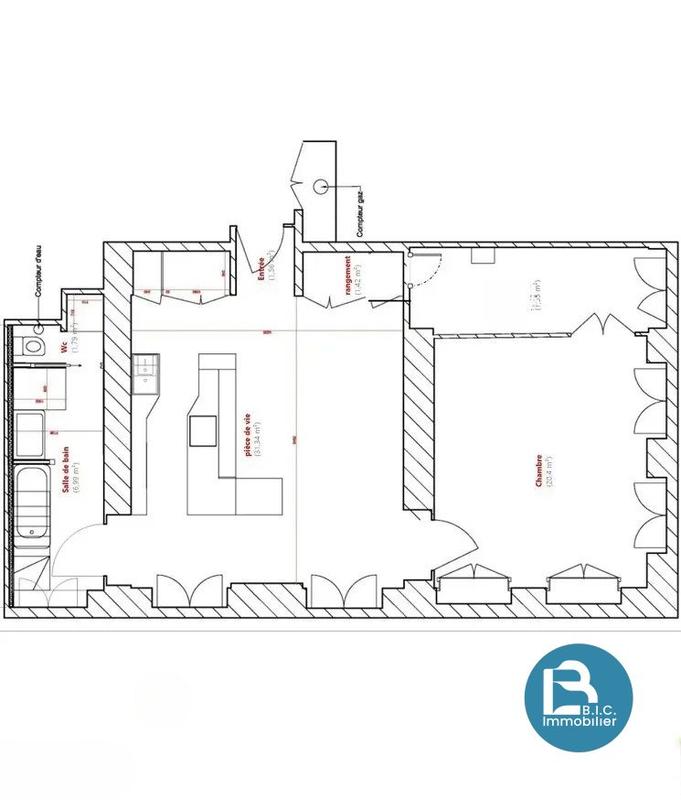 Appartement - 71 m² - 3 pièces