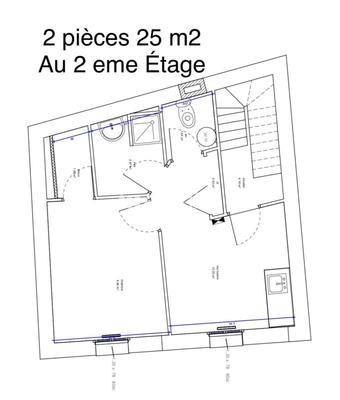 Immeuble - 89 m² - 3 pièces