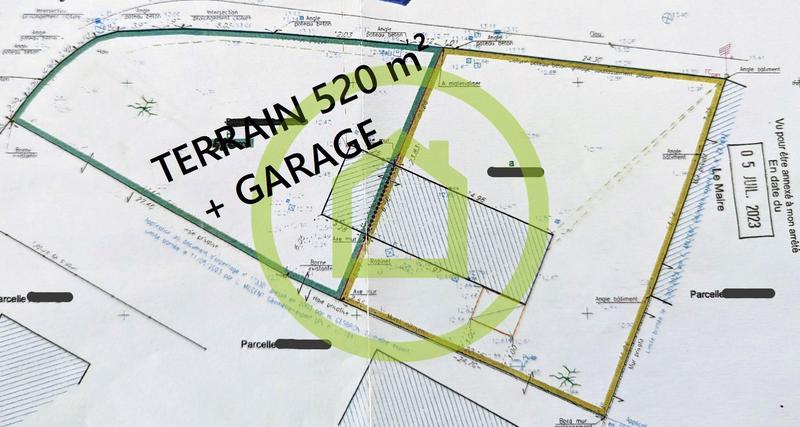 Terrain constructible - 534 m²