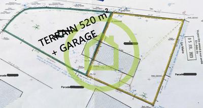 Terrain constructible - 534 m²