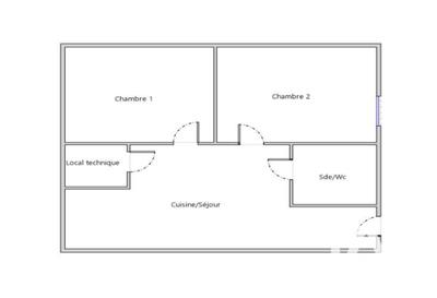 Appartement - 45 m² - 3 pièces