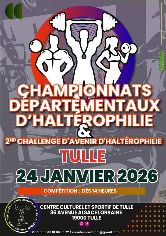 Championnats départementaaux  d'haltérophilie