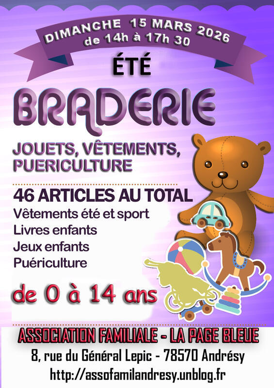 Braderie des enfants été de 0 à 14 ans