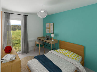 Maison - 80 m² - 5 pièces