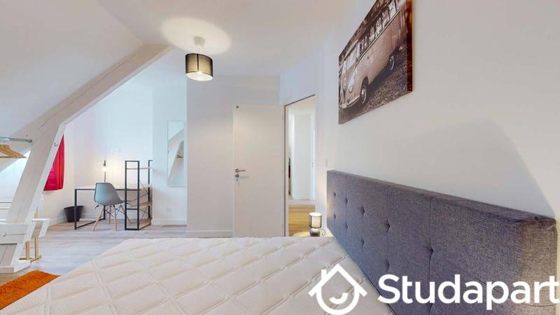 Chambre - 10 m² - 1 pièce