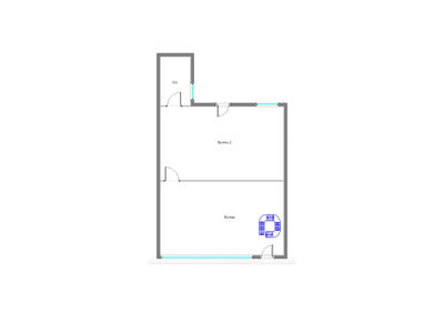 Local commercial - 48 m² - 3 pièces