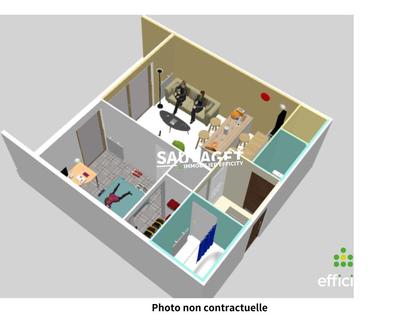 Appartement - 34 m² - 2 pièces