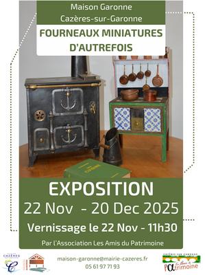 Exposition &quot;Fourneaux Miniatures d'Autrefois&quot;