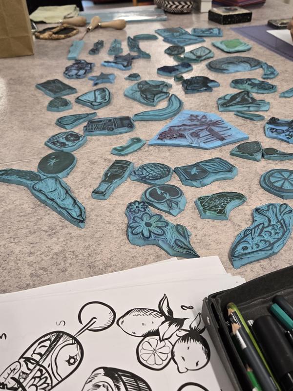 Atelier - Linogravure