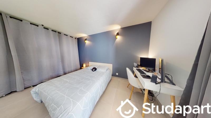 Chambre - 10 m² - 1 pièce