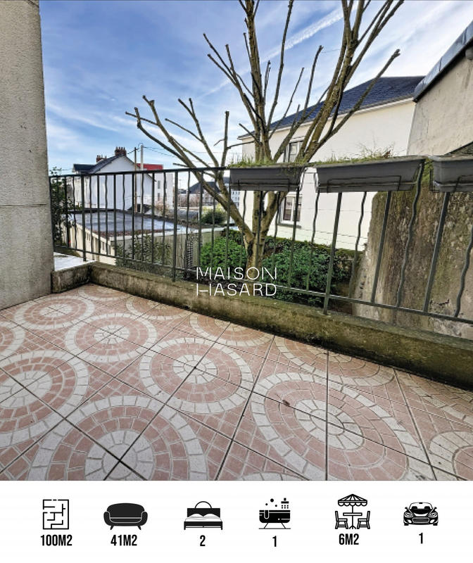 Appartement - 100 m² - 4 pièces