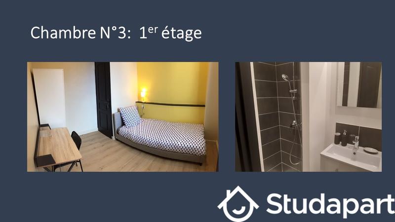 Chambre - 12 m² - 1 pièce
