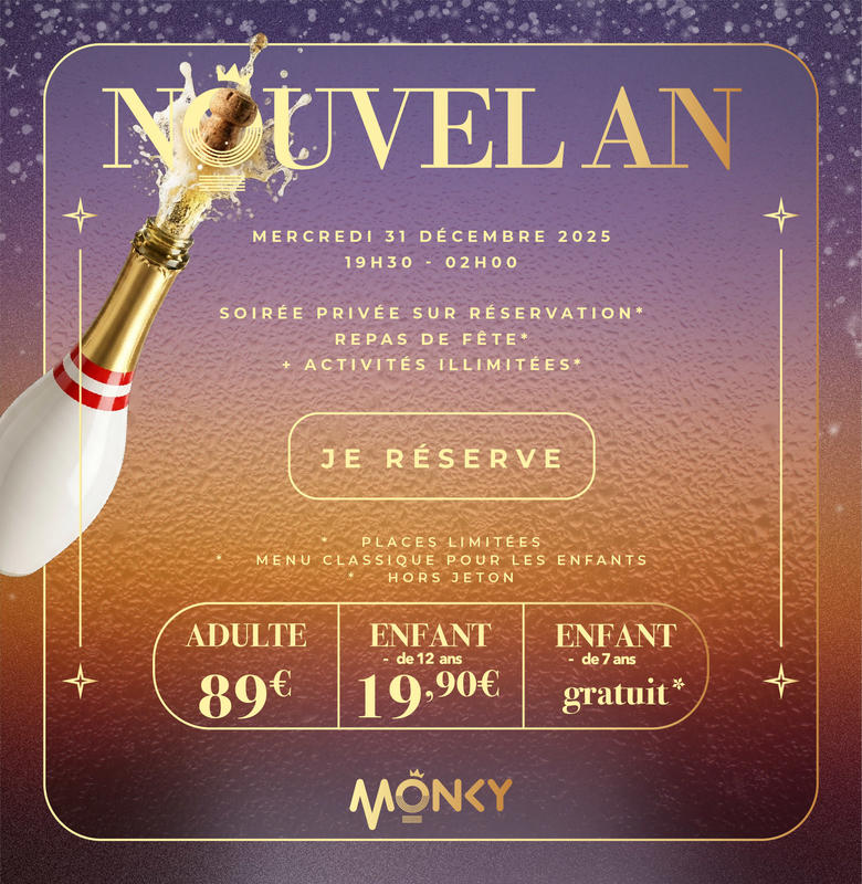 Reveillon de fête au Monky