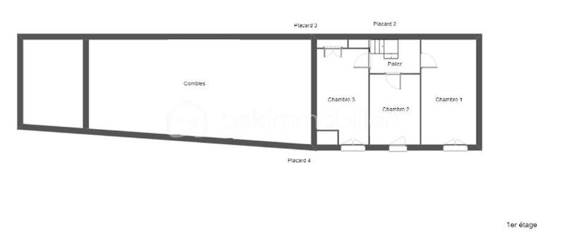 Maison en pierre - 73 m² - 4 pièces