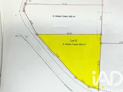Terrain - 885 m²