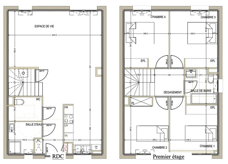 Maison - 101 m² - 5 pièces