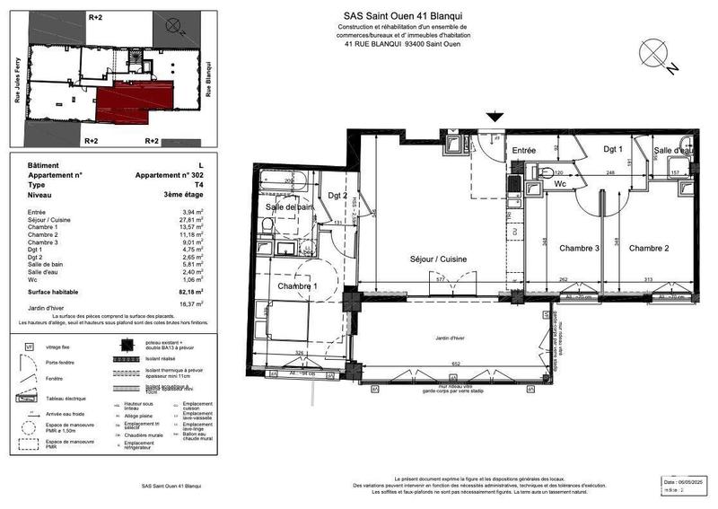 Loft - 84 m² - 4 pièces