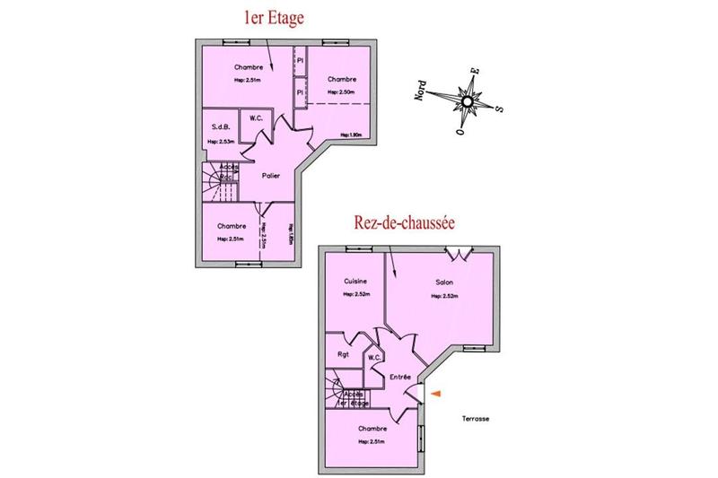 Maison - 108 m² - 5 pièces