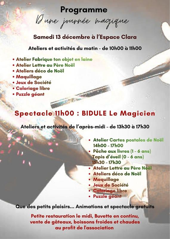 Ateliers &quot;Une Journée magique&quot; à Clères