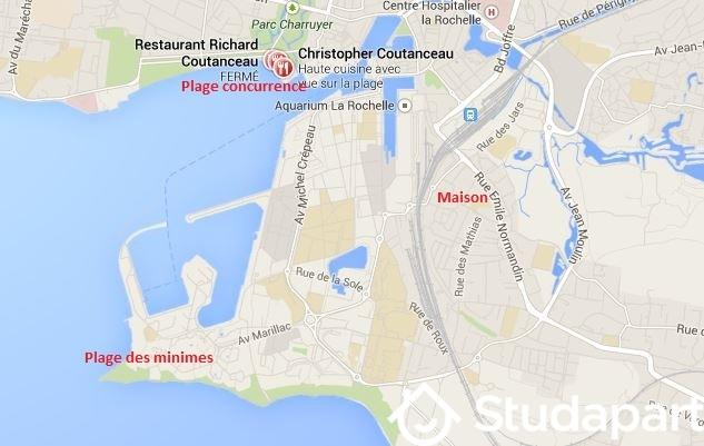 Chambre - 15 m² - 1 pièce