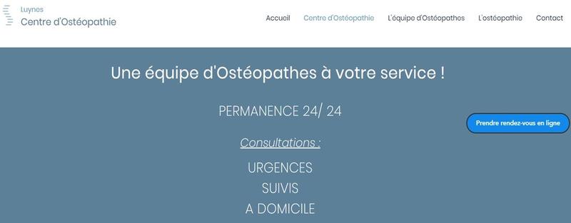 Cente d'Ostéopathie de Luynes 13