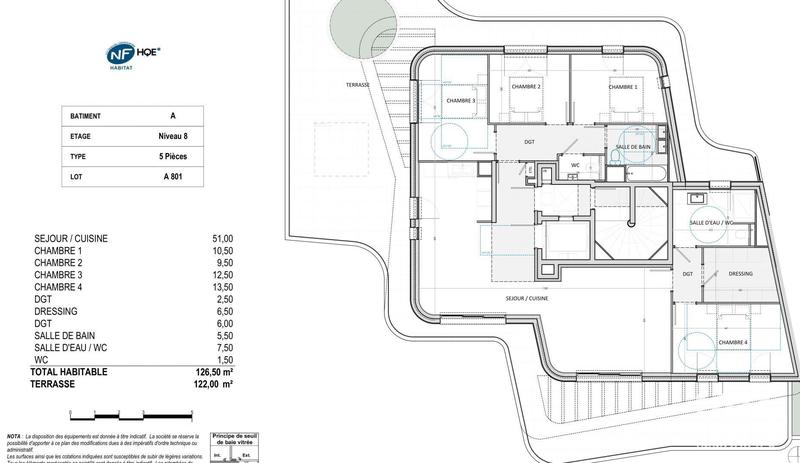 Appartement - 127 m² - 5 pièces