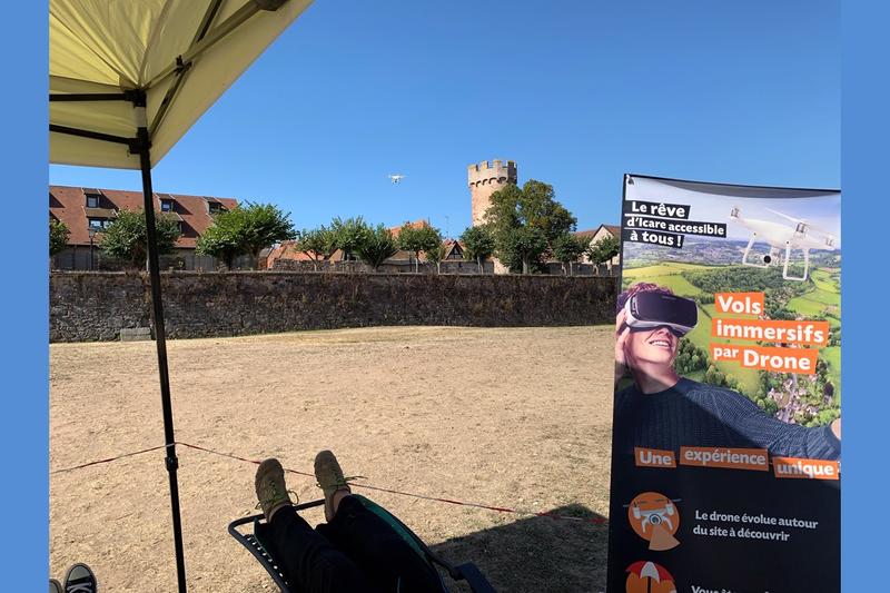 Le rêve d'Icare - Obernai vue d'un drone