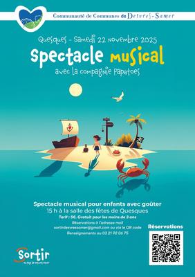Spectacle Musical avec la Compagnie Papatoes