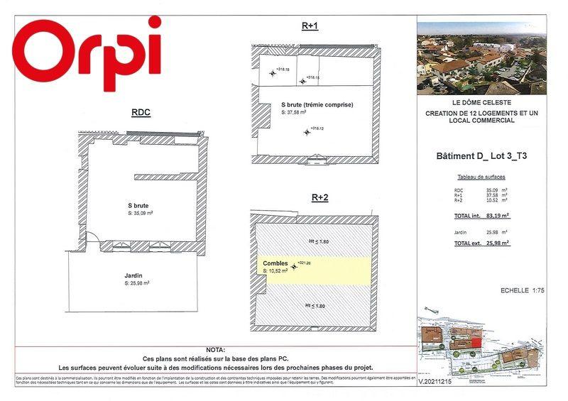 Duplex - 83 m² - 3 pièces