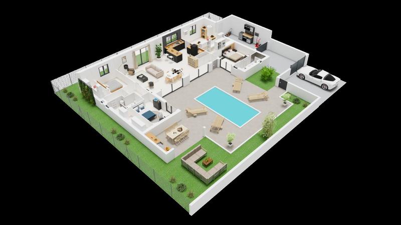 Maison - 160 m² - 4 pièces