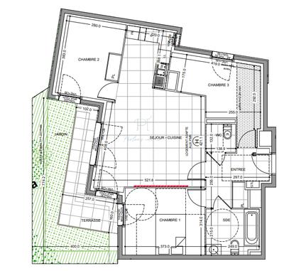 Appartement - 75 m² - 4 pièces