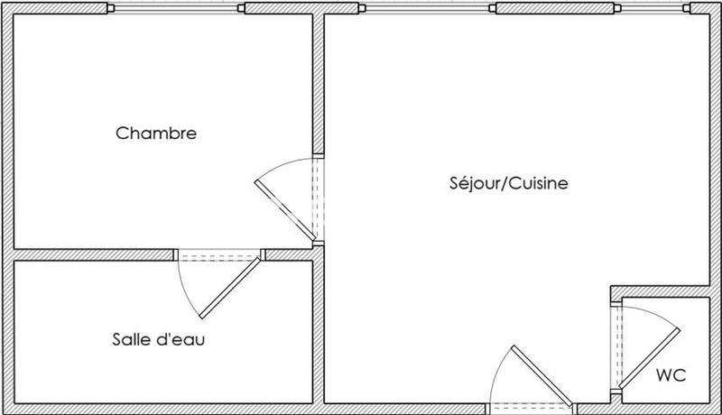 Appartement - 41 m² - 2 pièces