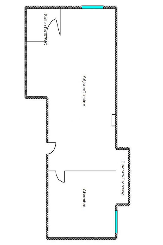 Appartement - 40 m² - 2 pièces