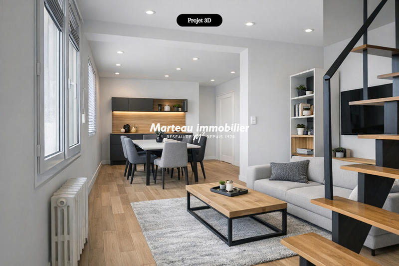 Maison - 94 m² - 5 pièces