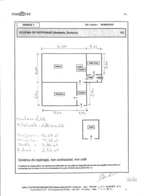 Appartement - 36 m² - 2 pièces