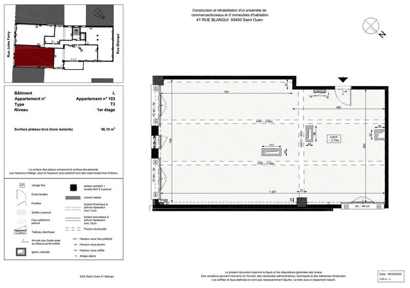 Loft - 96 m² - 4 pièces
