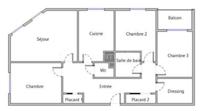 Appartement - 91 m² - 4 pièces