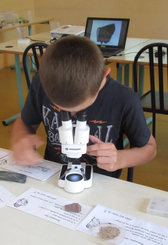 Atelier : histoire du grain de sable