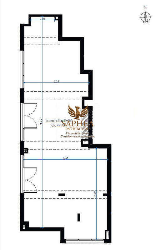 Local commercial - 87 m²