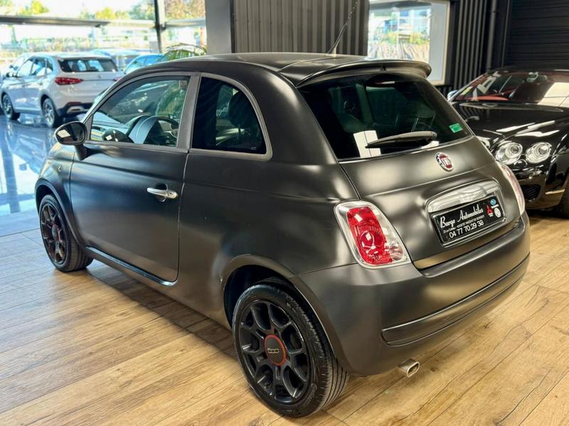 Fiat 500 1.2i 69ch s&amp;S Black Mat