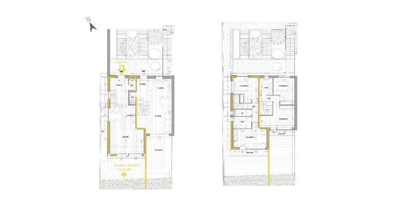 Maison - 75 m² - 3 pièces