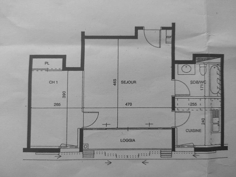 Appartement - 44 m² - 2 pièces
