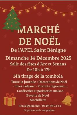 Marché de noël ecole saint bénigne