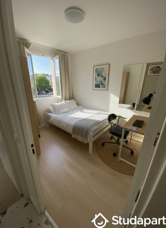 Chambre - 9 m² - 1 pièce