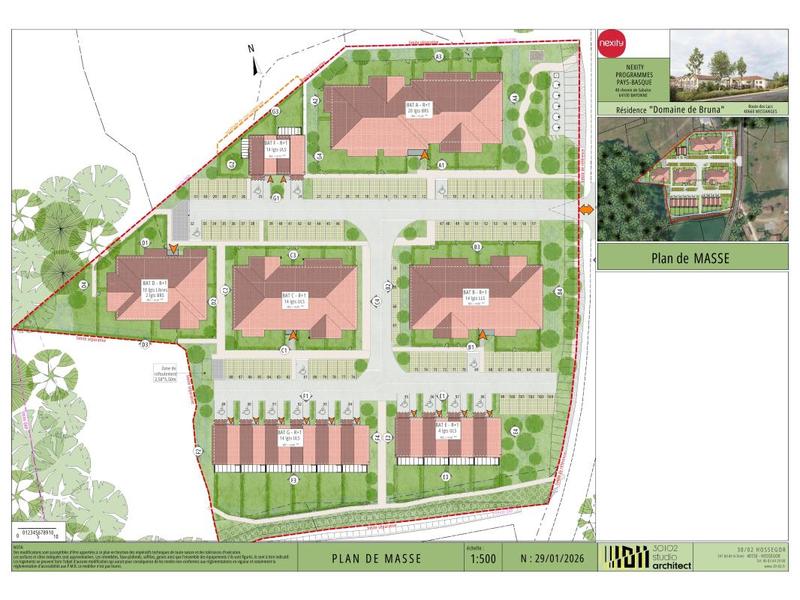 Appartement - 43 m² - 2 pièces