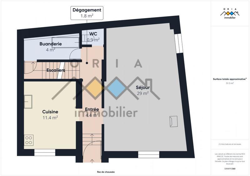 Maison de village - 96 m² - 3 pièces