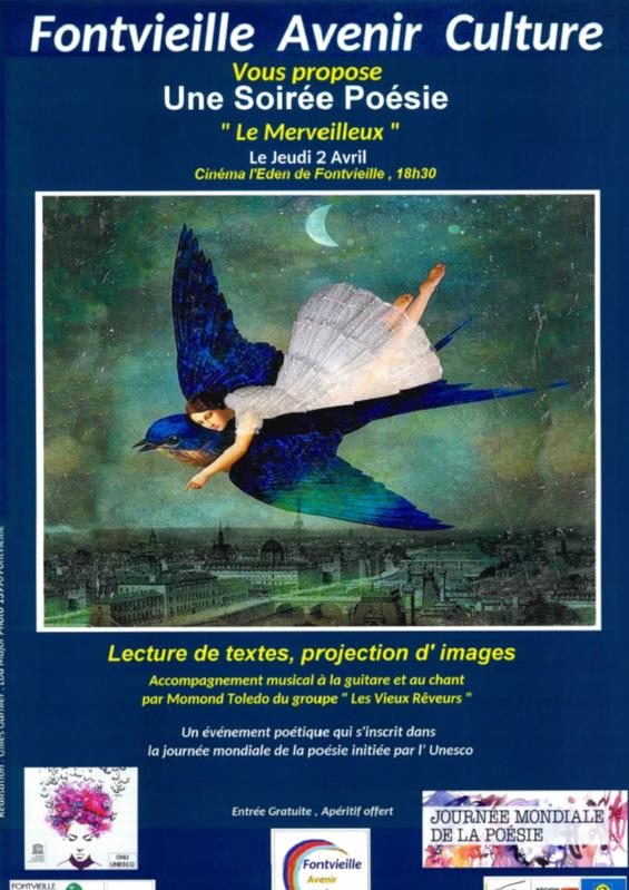 Soirée Poésie 'Le Merveilleux' - Eden Cinéma