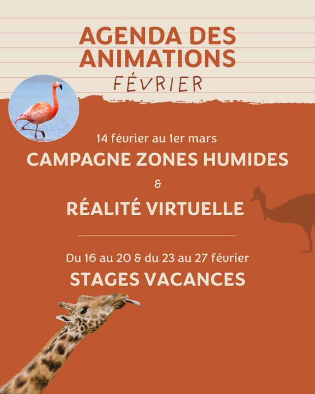 Les vacances de février au Parc animalier de la Barben