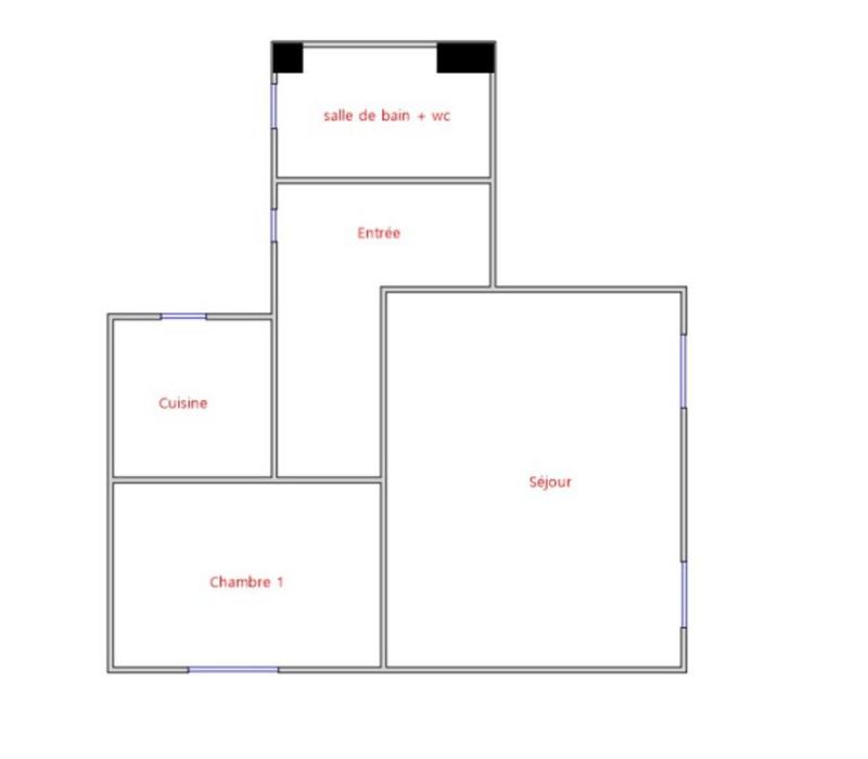 Appartement - 42 m² - 3 pièces