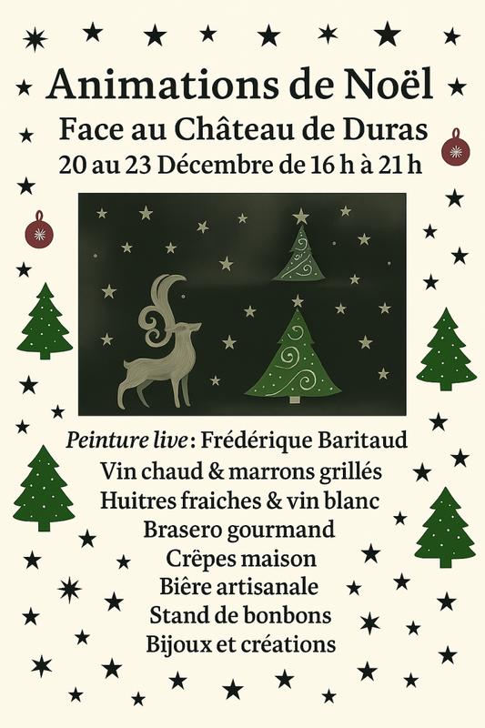 Animations avant Noël à Duras